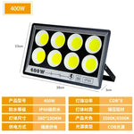 projecteur led extérieur noir moderne grille hexagonale 249 2000 lumens ip66 waterproof vde ul