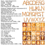 lettres lumineuses orange modernes minimalistes décoration noël fêtes 2200k LED warm white