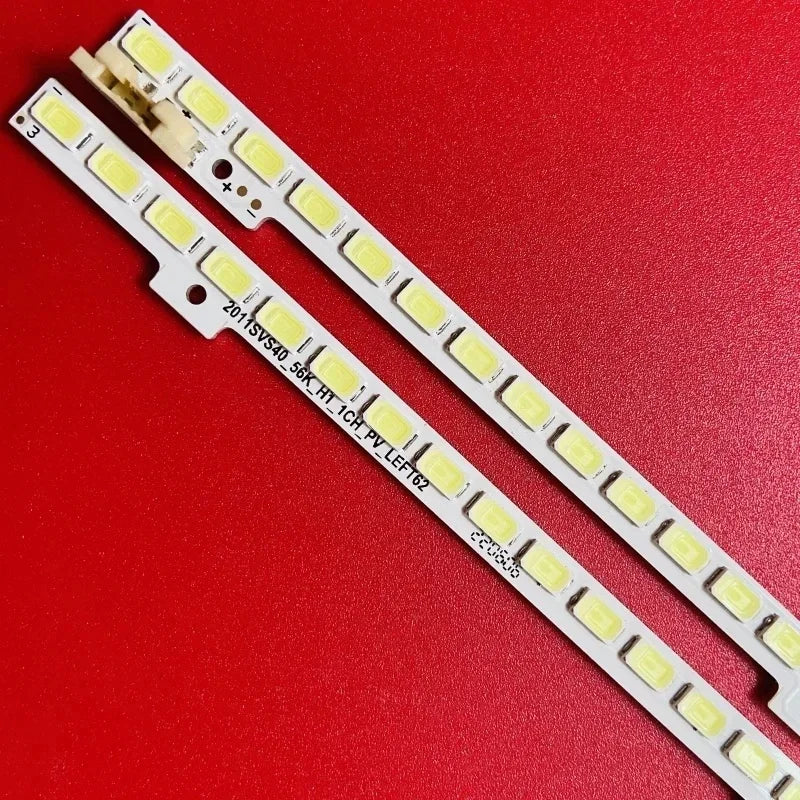 bande led 440mm 62 diodes blanc éclairage tv moderne 3v