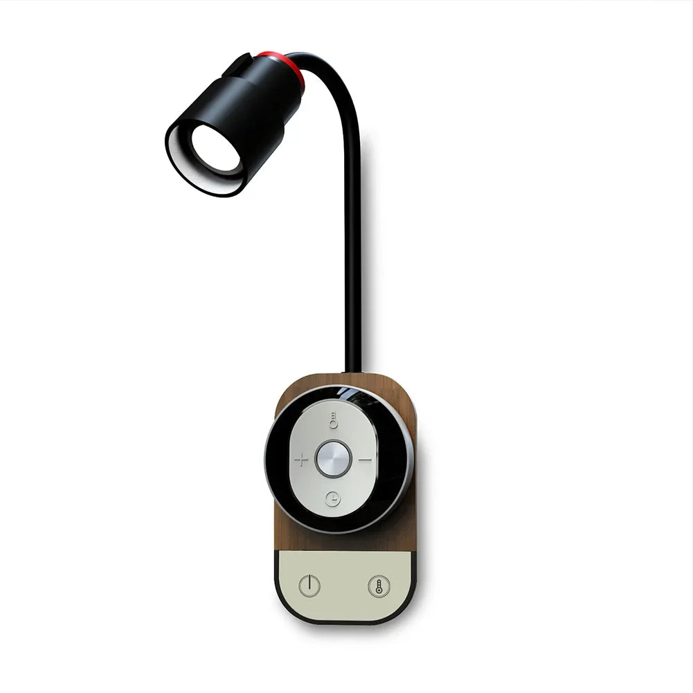 lampe murale flexible contrôle tactile portative lampe mur noir blanc moderne minimaliste