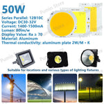 lampe led 50w blanc froid neutre chaud moderne opacité mat 76x74mm 80x31mm dc30v