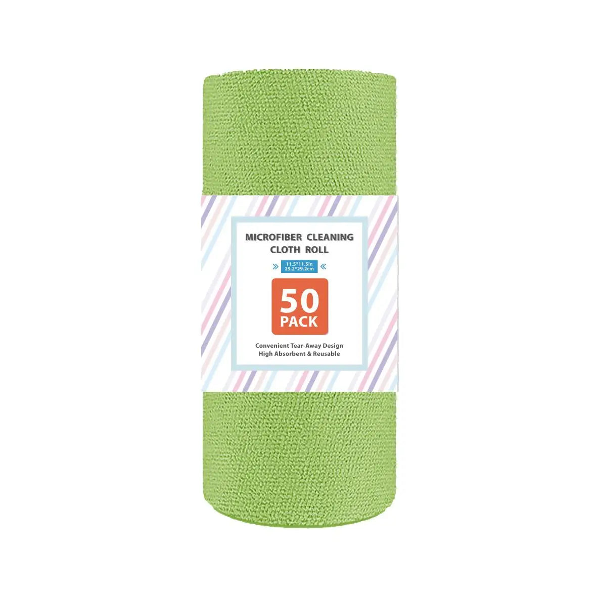 serviettes nettoyage microfibre gris clair pack 50 pièces pratique absorbant texture rugueuse cuisine garage