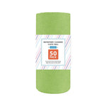 serviettes nettoyage microfibre gris clair pack 50 pièces pratique absorbant texture rugueuse cuisine garage