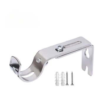 support rideau réglable acier noir vis moderne quincaillerie fenêtre fixe suspension