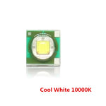 Diodes led 3w vert jaune 3000k 6500k emballage plastique moderne projecteur bricolage