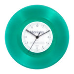 horloge murale moderne abstraite violet rose vert marbrée sans piles salon chambre coucher