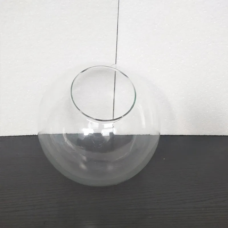 abat jour verre transparent moderne diamètre 13cm 15cm 18cm 20cm 25cm