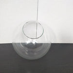 abat jour verre transparent moderne diamètre 13cm 15cm 18cm 20cm 25cm