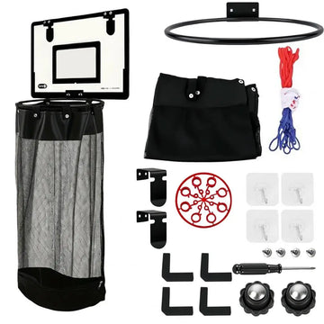 panier linge panier rangement zip maille respirante clips moderne noir suspension rechargeable