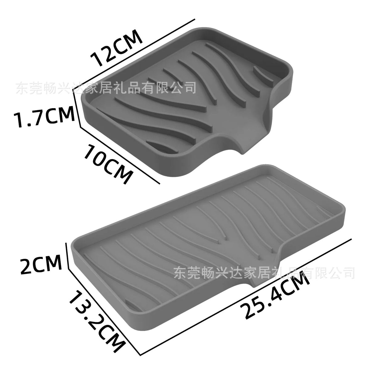 support savon silicone rayures ondulées moderne adhésif sans perçage vert gris rose blanc noir
