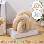 arches bois naturel blanc noir modernes minimaliste kit décoration intérieure