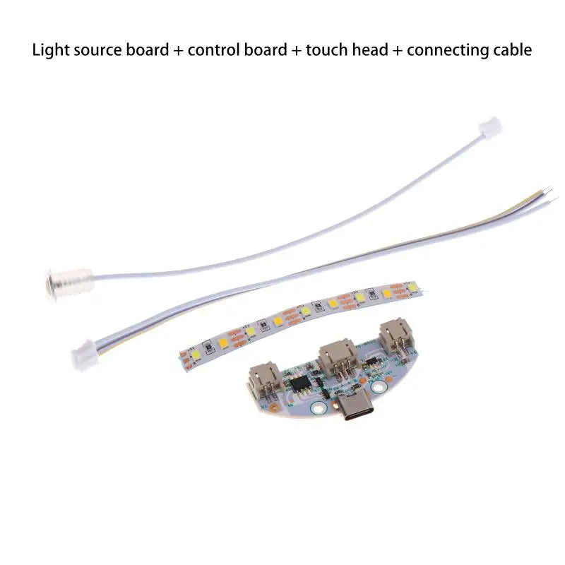 kit led blanc jaune bleu moderne rechargeable cable carte electronique