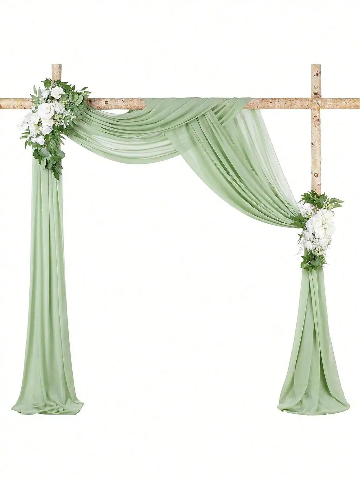 rideau semi transparent moderne rouge bordeaux uni taille 300x75cm fleur artificielle festif