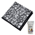 couverture colorier motif animal géométrique moderne 24 marqueurs acryliques 150x125cm