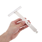 supports murals blancs modernes tringles rideaux acier inoxydable fixations rideaux porte rideaux