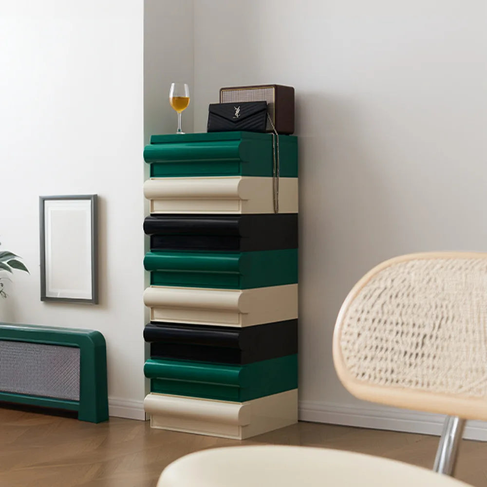 commode tiroirs moderne blanc noir roulettes minimaliste tiroirs organisateur chambre salon