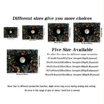 tapisserie polyester floral lunaire papillons champignons étoiles feuilles clips romantique fantaisie naturel