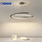 suspension lumineuse moderne gris blanc minimaliste salon chambre hôtelversible autonomependentifchaînes