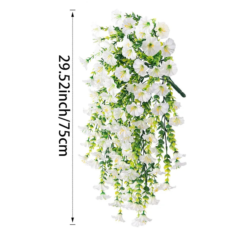 guirlande artificielle fleurs modernes rouge violet jaune rose blanche mariage anniversaire extérieur