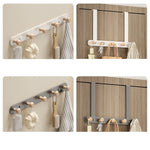 porte serviettes mural moderne bois blanc fixations serviettes gant cuisine sac rangement