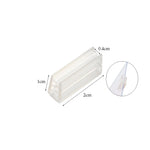 boîte rangement transparente moderne adhésif étiquette sundries sorting tag stockage armoire flexible gripper clip