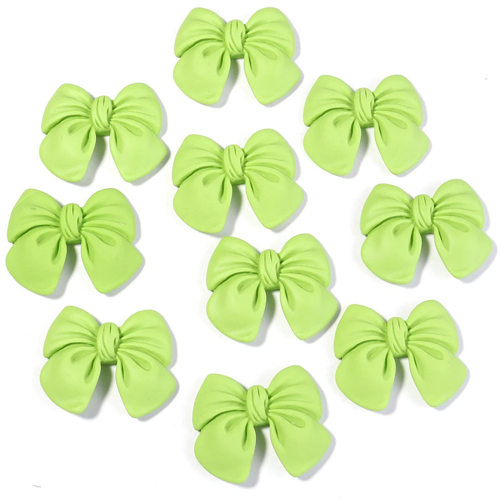 figurines kawaii rubans noues couleur diverse scrapbooking artisanat décoration moderne enfants clips
