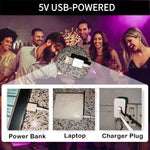 numéros led blanc moderne numéro support transparent câble alimentation 5v usb decoration anniversaire mariage