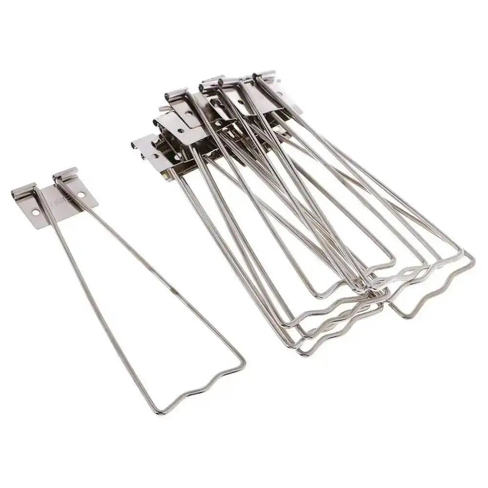clips suspension argenté moderne clips métal rectangle affichage photos studio maison