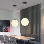 Suspension boule LED design moderne intérieur