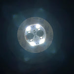 mini lampes led multicolores adhésives modernes rouges vertes bleues diodes circulaires festive minimaliste