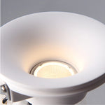 Spot LED Blanc Mat Anti éblouissement Gypse Moderne Salon Chambre Éclairage LED GU10