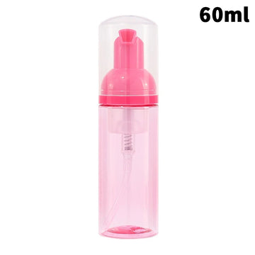 flacons pulvérisation mousse 60ml vert rose noir marron blanc transparent modernes rechargeables voyage