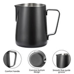pichet lait acier inoxydable tasse latte art espresso percolateur gooseneck kettle mocha pot
