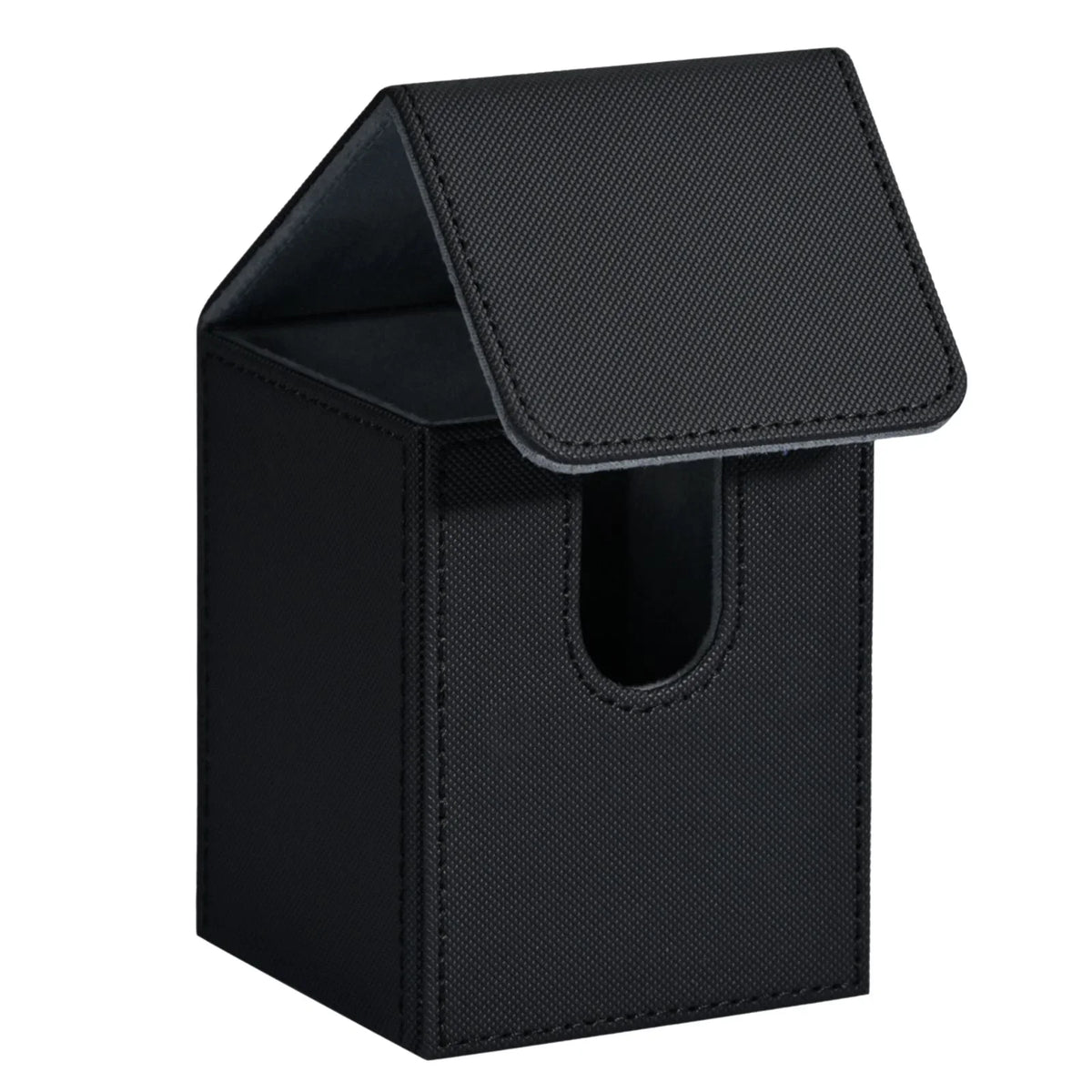 boîte rangement cartes jeu collection protection texturée moderne noir bleu rouge gris