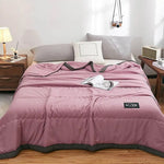 couverture rafraichissante double face effet froid coton 100 simple moderne maison 100x140cm 140x200cm