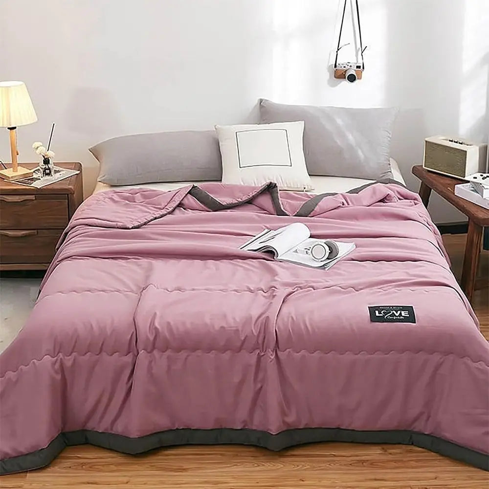 couverture rafraichissante double face effet froid coton 100 simple moderne maison 100x140cm 140x200cm