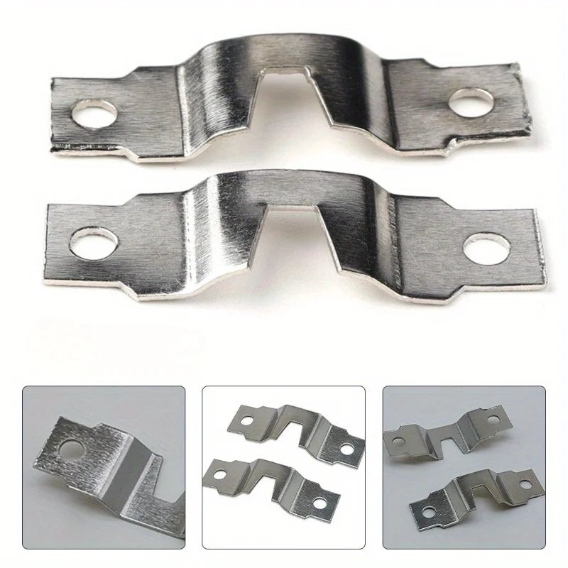 crochets suspension argentés industriels fixation cadre photo peinture murale fourreurs bricolage travail bois clips