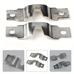 crochets suspension argentés industriels fixation cadre photo peinture murale fourreurs bricolage travail bois clips