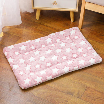 couverture douce chats motifs étoiles cœurs rose gris bleu marine opaquemode douilletanimal compagnie tapis