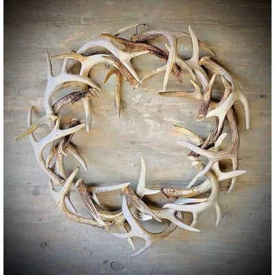 Guirlande couronne bois Noël extérieur rustique Ombre Interieur