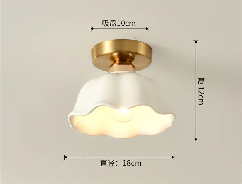 lampe moderne acrylique verre céramique blanc doré rayures horizontales minimaliste
