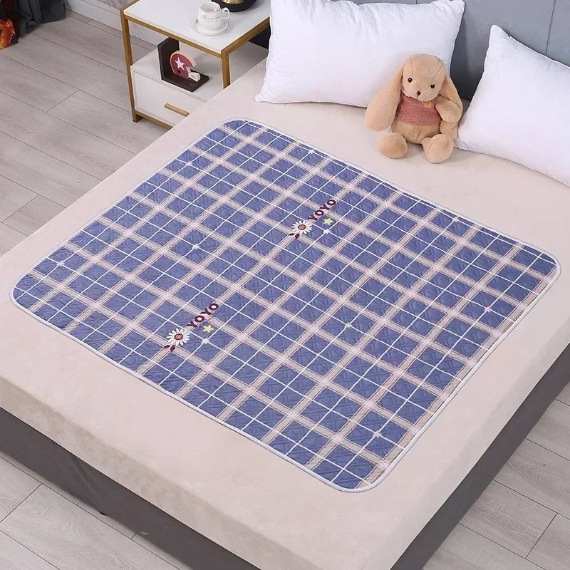 tapis absorbant enfant motif dessins animés moderne rose clair vert clair bleu clair 70cm