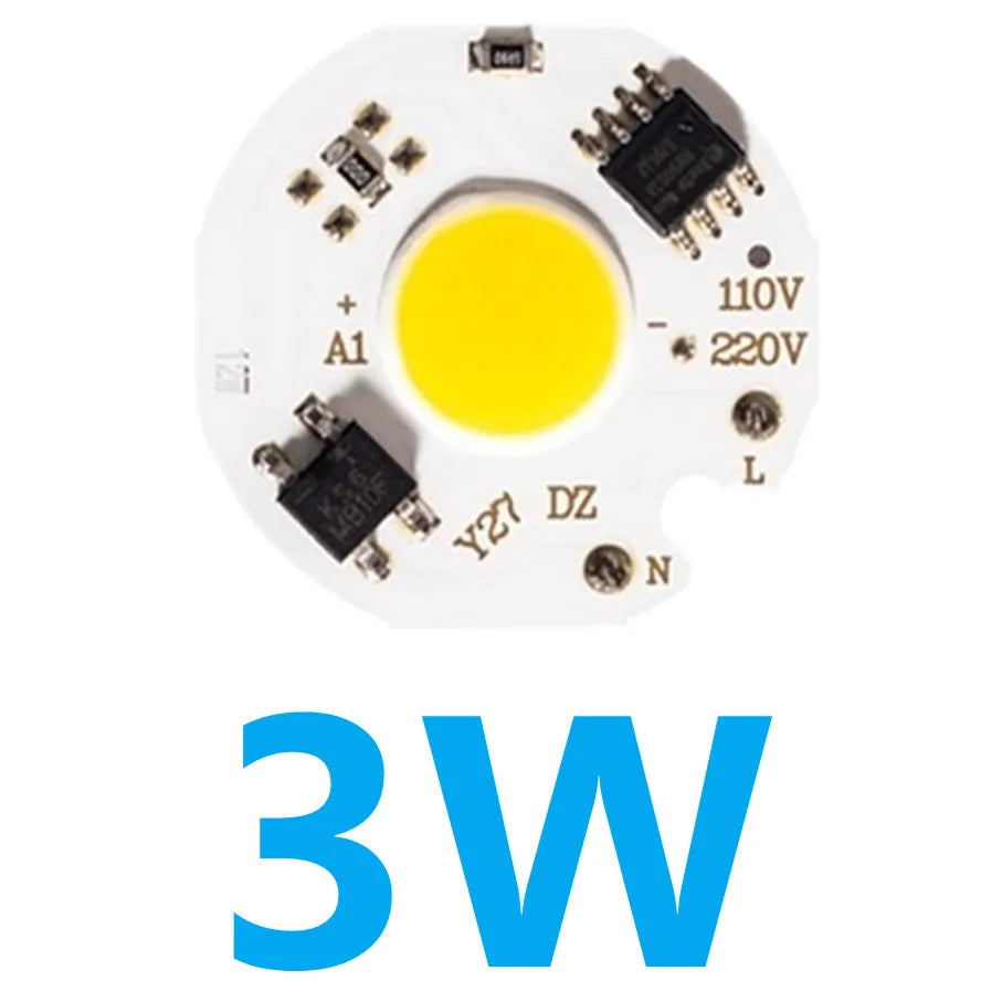 ampoule led chip cob 10w 20w 30w 50w blanc blanc chaud moderne facile poser