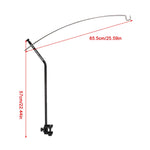 support lampe suspendue aluminium argenté moderne clips noir transport sac