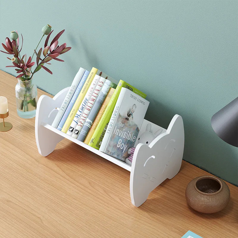 étagère livres enfant sourires blanc moderne rangement chambre książki montessori