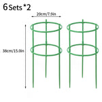 supports plante plastique vert moderne clips orchidées roses 12 sets 18 sets 24 sets