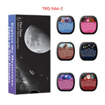 projecteur mural blanc noir univers planètes galaxies coeurs poissons coraux patterns 4k hd