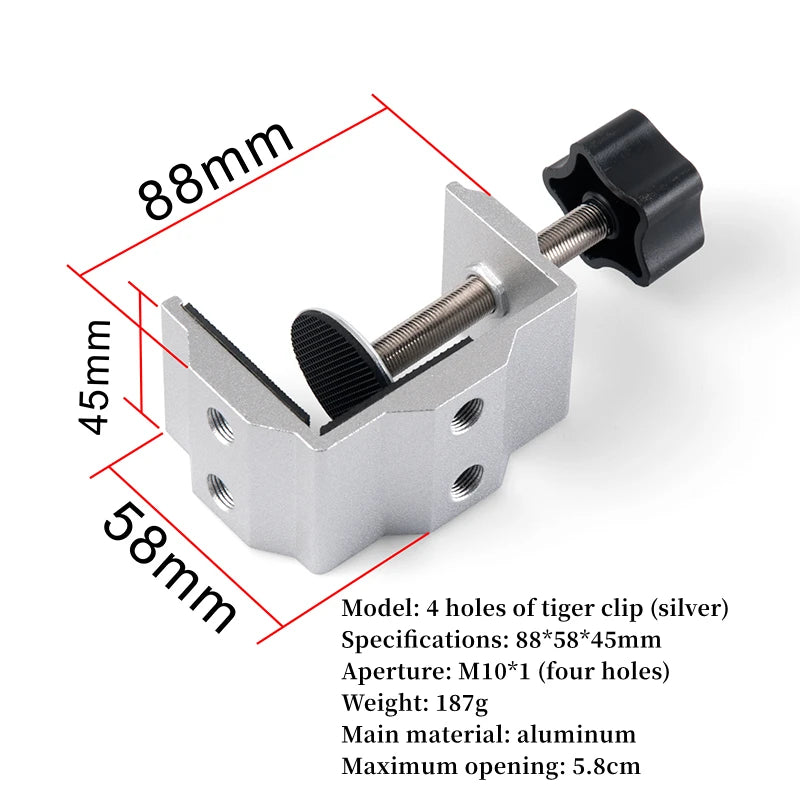 pinces modernes matériaux fer plastique finition chrome noir blanche vis serrage