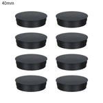 bouchons trou noirs plastique adhésifs pratiques pièces round variées dimensions