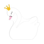 Panneau mousse cygne pour baby shower